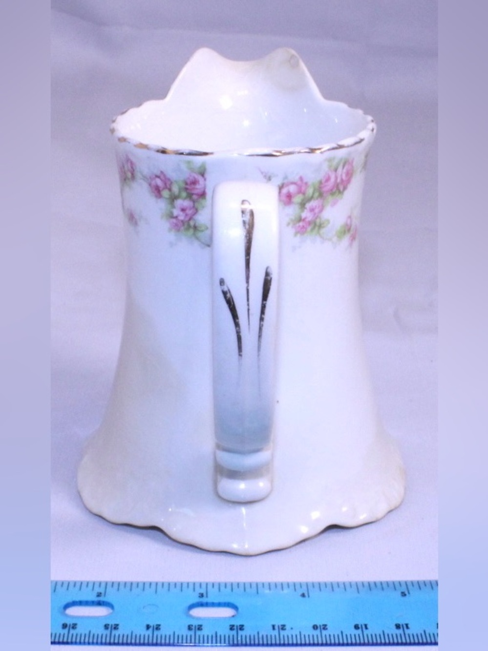 Antique Homer Laughlin porcelain pitcher - Picture 2 of 7
